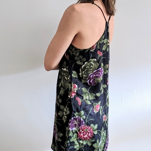 1990’s Floral Racerback Slip Dress - Picture 3 of 6